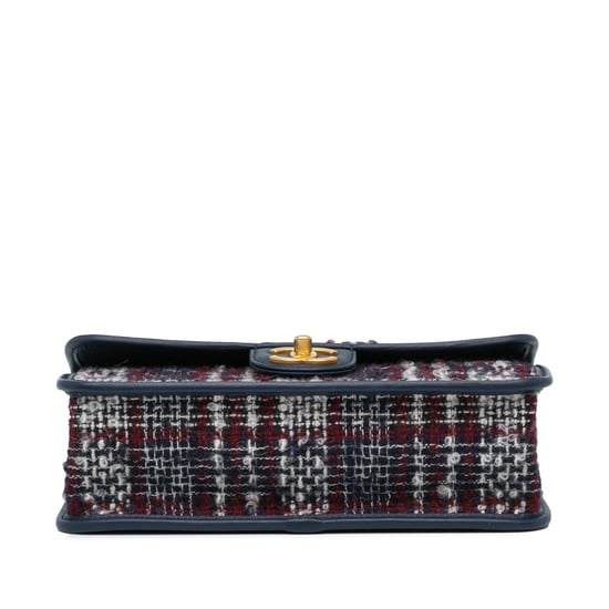 Cartera cruzada de tweed con solapa - Image 3