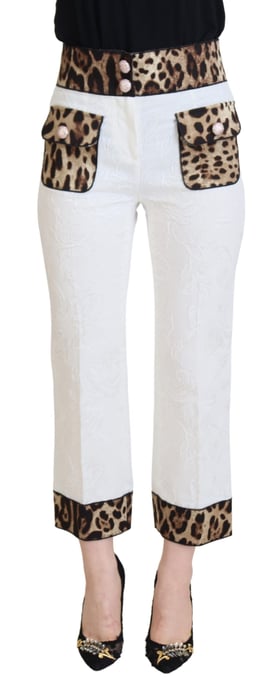 Pantalones Cortos con Detalle de Estampado de Leopardo - Image 1