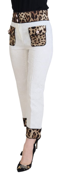 Pantalones Cortos con Detalle de Estampado de Leopardo - Image 2