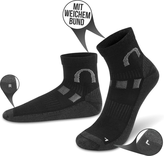 normani 2 pares de calcetines cortos de merino Lismore - Image 2