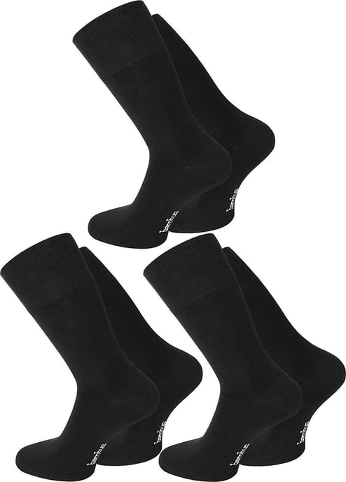 normani 6 pares de calcetines sanitarios de bambú con suela de rizo - Image 2