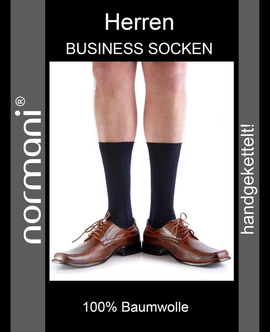 normani 10 pares de calcetines de hombre negros - Image 3