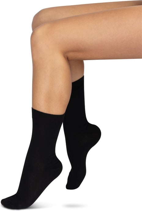 normani 10 pares de calcetines de hombre negros - Image 4