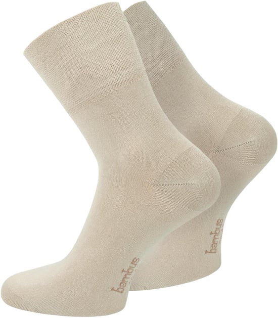 normani 6 pares de calcetines sanitarios de bambú de caña corta - Image 1