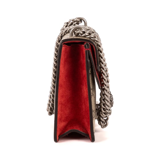 Gucci Dionysus Mini en Beige/Rojo Lienzo recubierto - Image 4