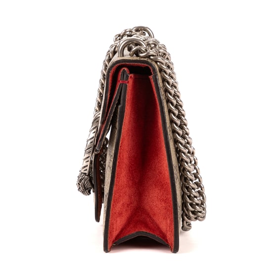 Gucci Dionysus Mini en Beige/Rojo Lienzo recubierto - Image 3