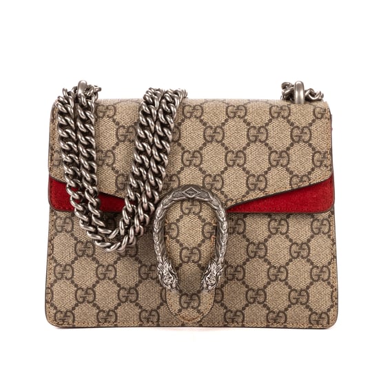 Gucci Dionysus Mini en Beige/Rojo Lienzo recubierto - Image 1