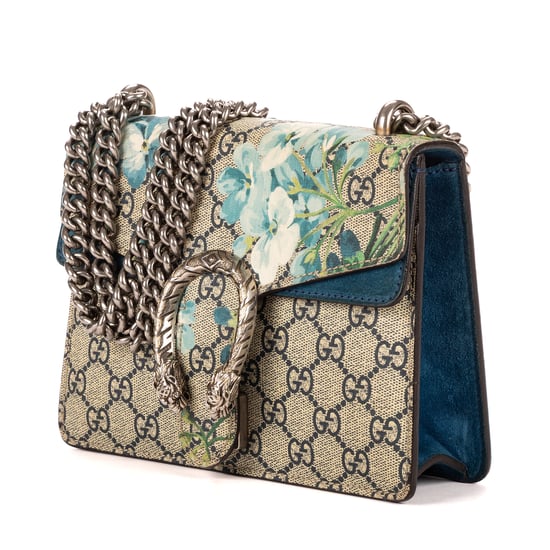 Gucci Blooms Dionysus Mini en Beige/Azul Lienzo recubierto - Image 2