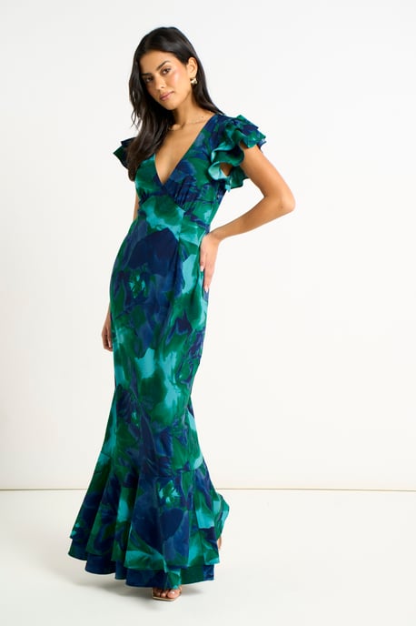 Maxi Vestido Floral Acuarela - Image 3