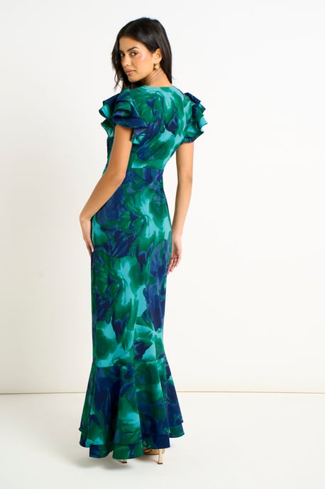 Maxi Vestido Floral Acuarela - Image 4