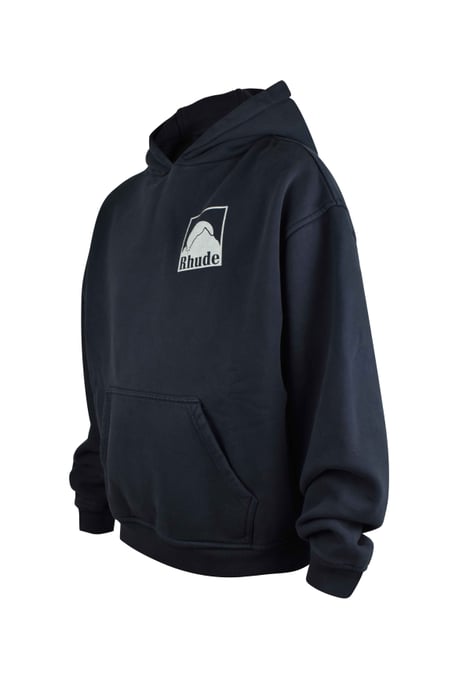 RHUDE Sudaderas con capucha Negro - Image 3