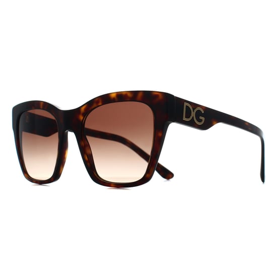 Gafas de sol Dolce & Gabbana DG4384 502/13 havana degradado marrón - Image 3