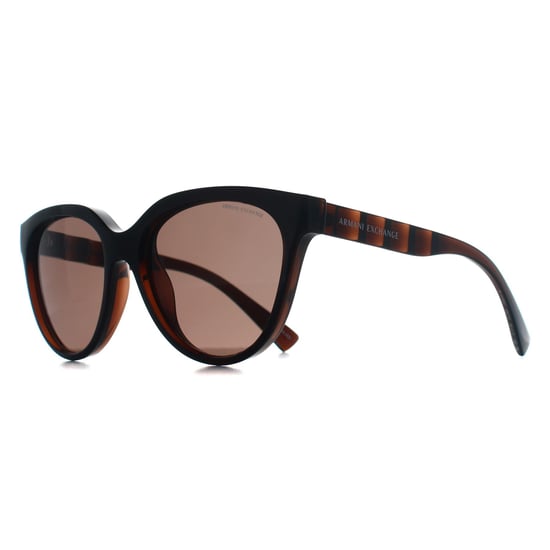 Armani Exchange AX4148SU 835773 gafas de sol marrón oscuro transparente brillante - Image 3
