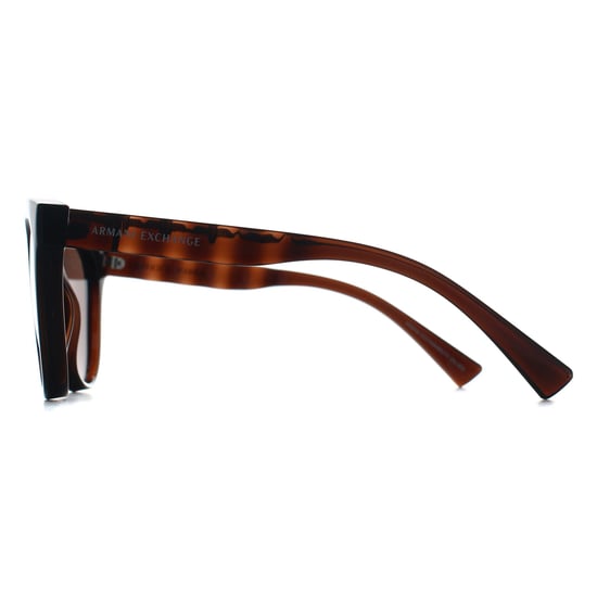 Armani Exchange AX4148SU 835773 gafas de sol marrón oscuro transparente brillante - Image 4