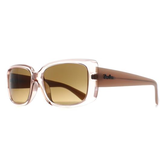 Gafas de sol Ray-Ban RB4389 6644M2 transparentes marrón degradado polarizadas - Image 3
