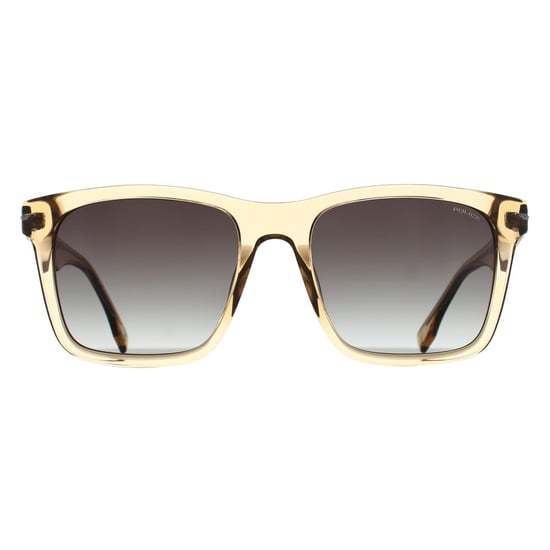 Police SPLN35V Champ 9 0L77 amarillo brillante marrón havana verde degradado gafas de sol - Image 1