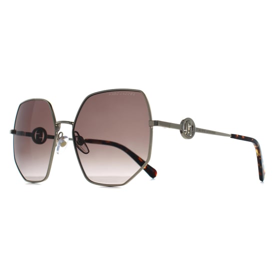 Gafas de sol Marc Jacobs Marc 730/S 06J HA degradado marrón havana oro - Image 3