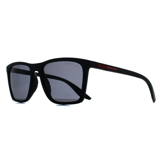 Gafas de sol Prada Sport PSB08S 1BO02G negro mate gris oscuro polarizadas - Image 3
