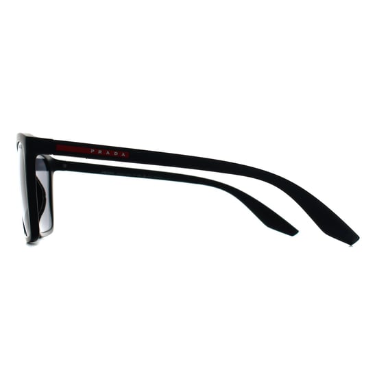 Gafas de sol Prada Sport PSB08S 1BO02G negro mate gris oscuro polarizadas - Image 4