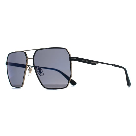 Police SPLL79 Champ Lite 2 302B gafas de sol de espejo azul humo oro rosa brillante - Image 3