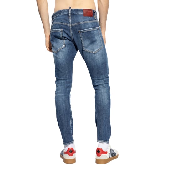 Vaqueros Azul Marino Con Efecto Retorcido Sexy De Dsquared2 - Image 5