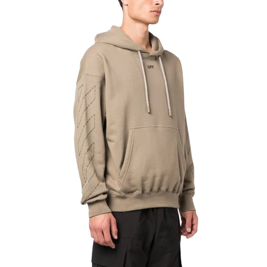 Sudadera Con Capucha Off-white Off Stitch Skate Beige - Image 4