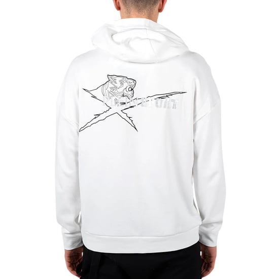 Sudadera Con Capucha Blanca Philipp Plein Sport Con Logotipo En Bloque En El Pecho - Image 2