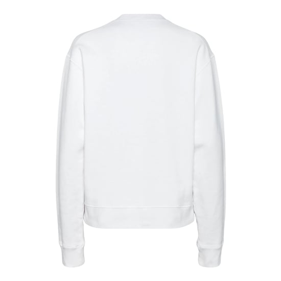 Sudadera Blanca De Corte Moderno Con El Logotipo De Milano De Dsquared2 - Image 2