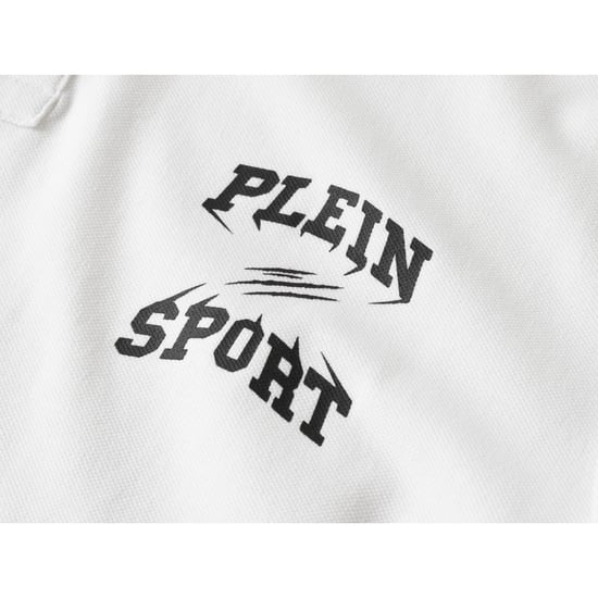 Polo Blanco Con Logotipo Pequeño De Plein Sport - Image 3
