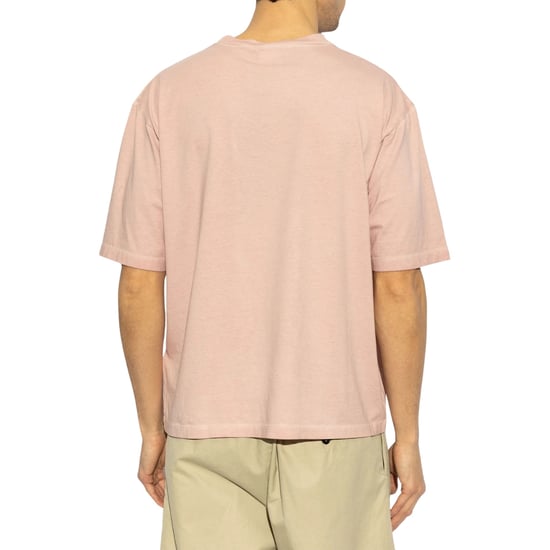 Camiseta Holgada Con Gráfico Superpuesto De Dsquared2 En Rosa Polvoriento - Image 3