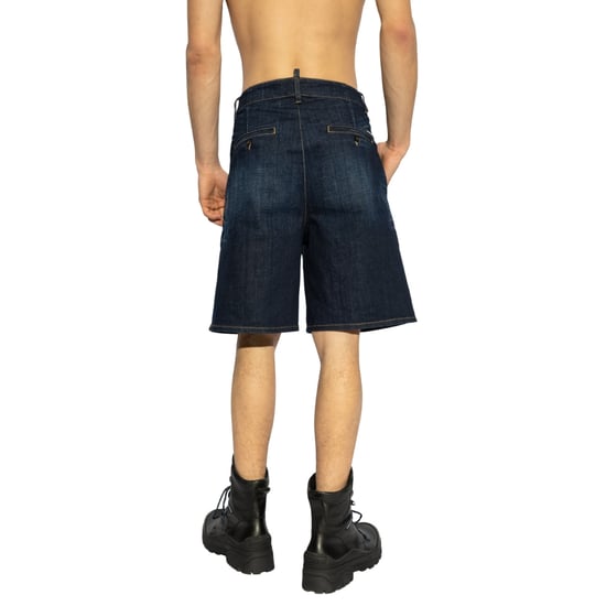 Dsquared2 Bermudas Oscuras Denim Azul Marino - Image 3