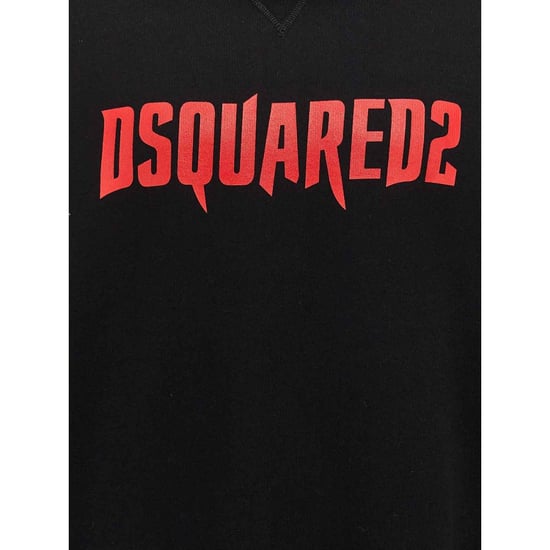 Sudadera Negra Con Capucha Y Logotipo De Terror De Dsquared2 - Image 3