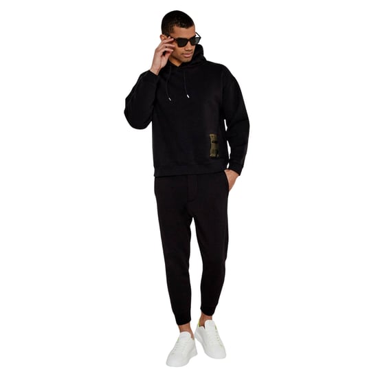 Sudadera Negra Con Diseño De Parche De Dsquared2 - Image 4