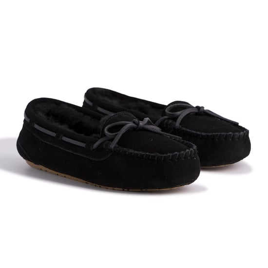Aus Wooli Australia Womens Stylish Sheepskin Lace Moccasin - Image 6