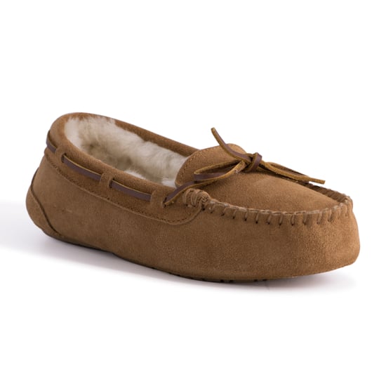 Aus Wooli Australia Womens Stylish Sheepskin Lace Moccasin - Image 1