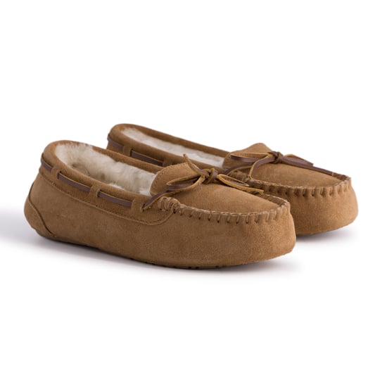 Aus Wooli Australia Womens Stylish Sheepskin Lace Moccasin - Image 6