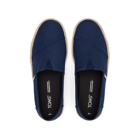 TOMS Alpargata Rope 2.0 100% Cotton Men's Navy Espadrilles - Image 4