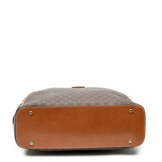 Celine Dome Top Handle  en Brown Lienzo recubierto - Image 6