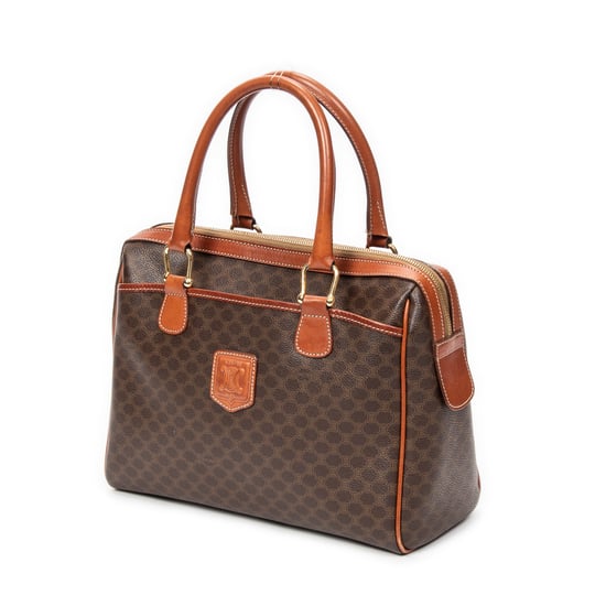 Celine Small Boston en Brown Lienzo recubierto - Image 2
