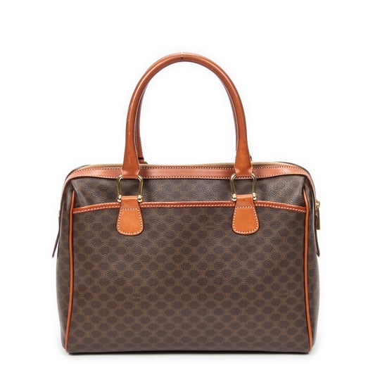 Celine Small Boston en Brown Lienzo recubierto - Image 5
