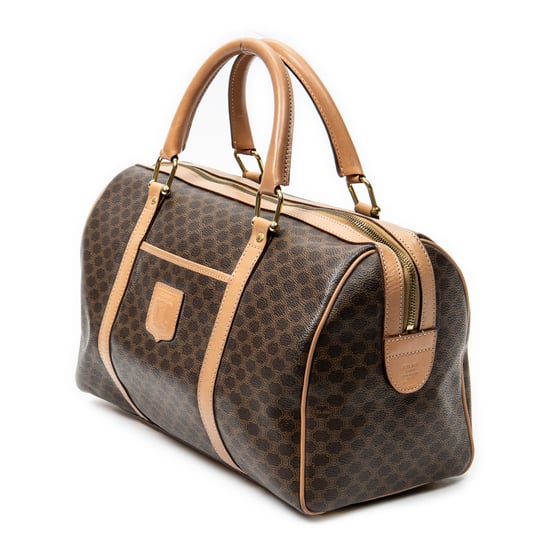 Celine Medium Boston  en Beige Lienzo recubierto - Image 2