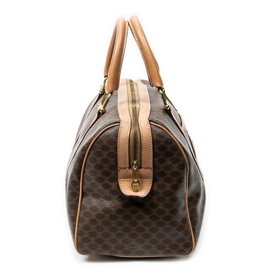 Celine Medium Boston  en Beige Lienzo recubierto - Image 4
