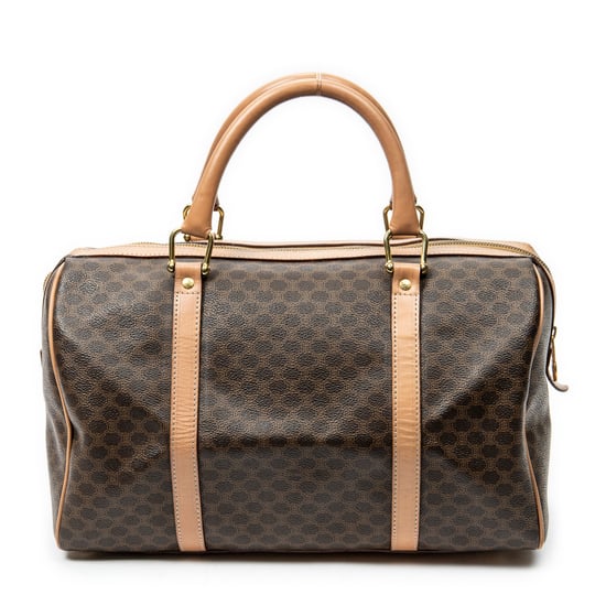 Celine Medium Boston  en Beige Lienzo recubierto - Image 5