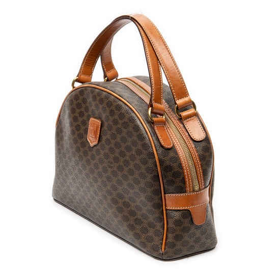 Celine Dome Top Handle  en Brown Lienzo recubierto - Image 2