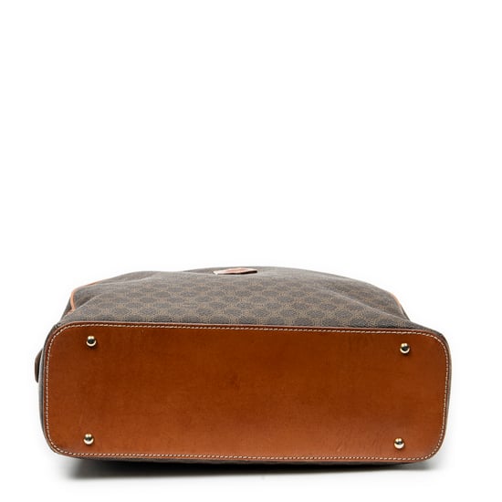Celine Dome Top Handle  en Brown Lienzo recubierto - Image 6