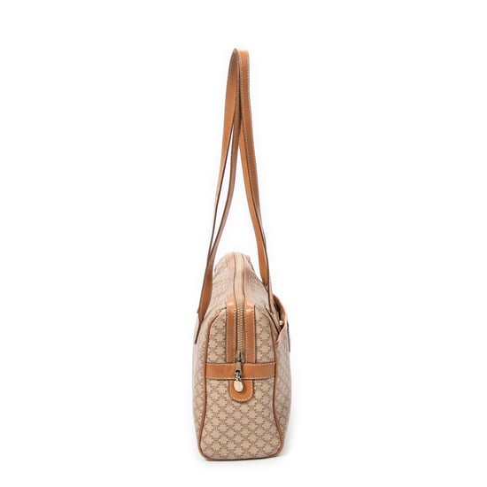 Celine Shoulder Boston en Beige Lienzo recubierto - Image 4