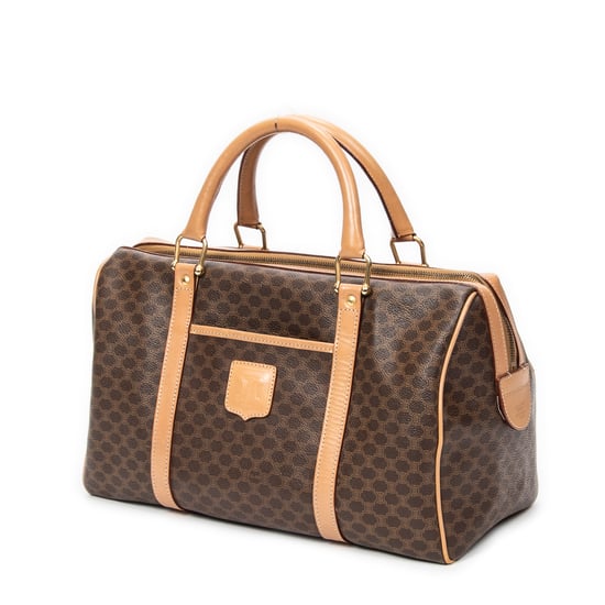 Celine Medium Boston en Beige Lienzo recubierto - Image 2