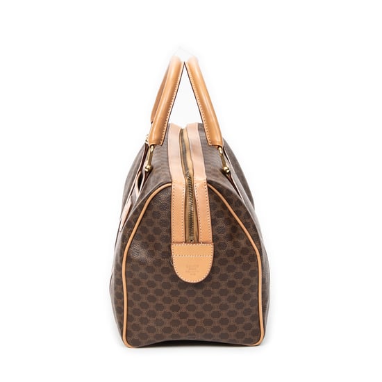 Celine Medium Boston en Beige Lienzo recubierto - Image 3