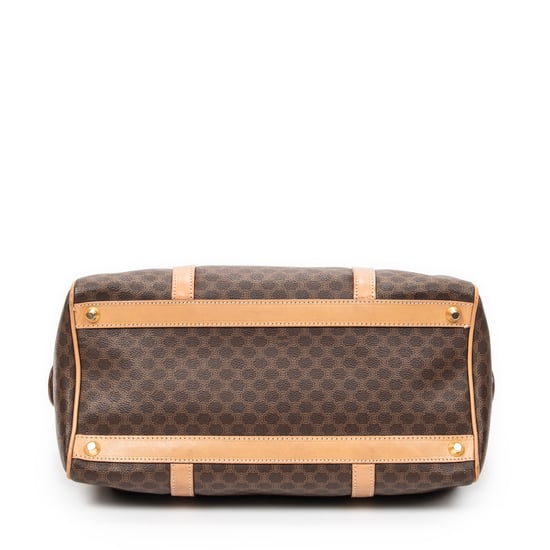 Celine Medium Boston en Beige Lienzo recubierto - Image 6