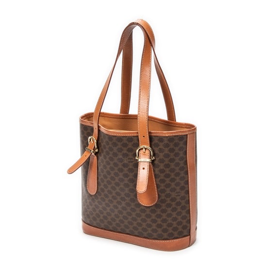 Celine Bucket Tote  en Brown Lienzo recubierto - Image 2